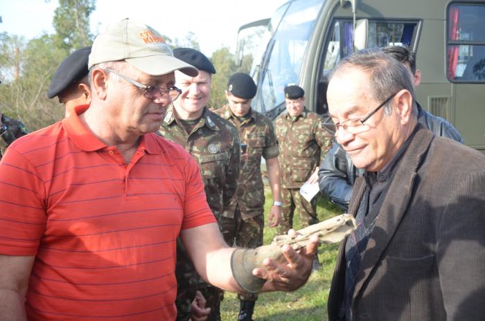 Prefeito Renato Machado com o coronel Marques