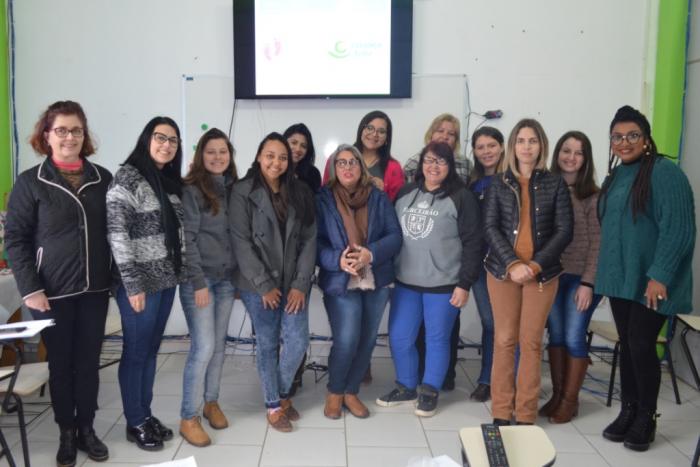 Representantes da 7ª CRS de Bagé participaram como convidadas da capacitação