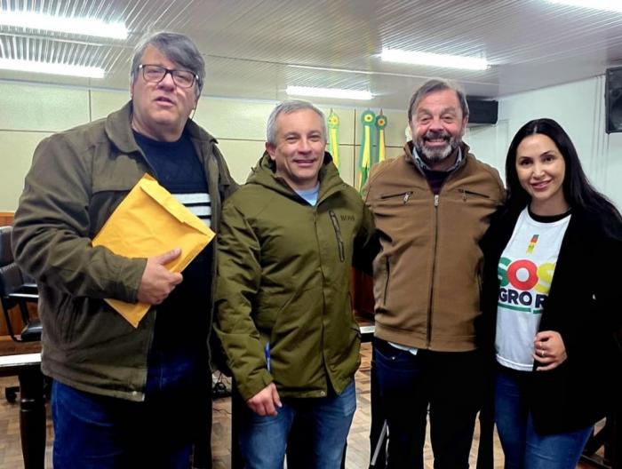 Prefeitos de Hulha Negra, Candiota e Aceguá unidos pelo desenvolvimento da região