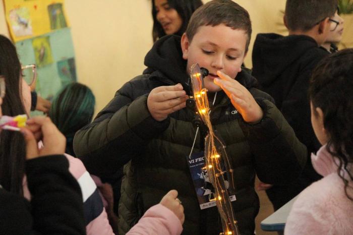 Alunos ampresentaram os trabalhos produzidos em sala de aula