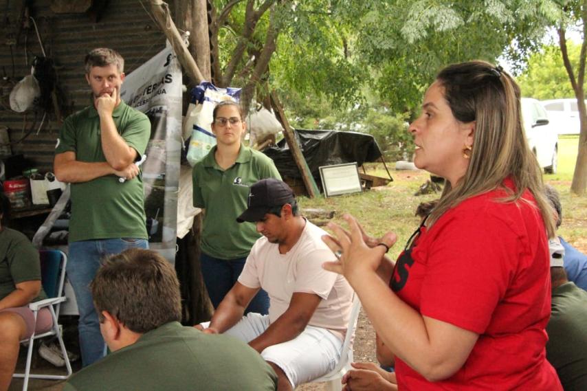 Secretária de Agropecuária esteve no encontro
