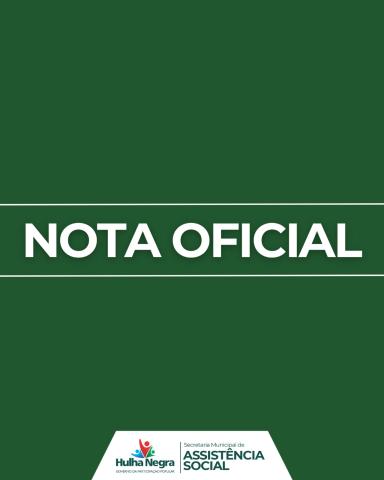 Nota Oficial