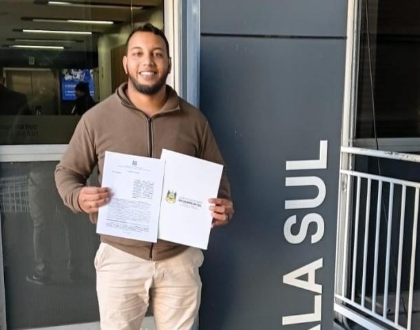 Secretário Matheus esteve em Porto Alegre para garantir o programa